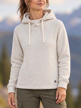 Outdoor Research Womens Trail Mix fleece Cowl pullover hoodie S Outdoor Hiking
